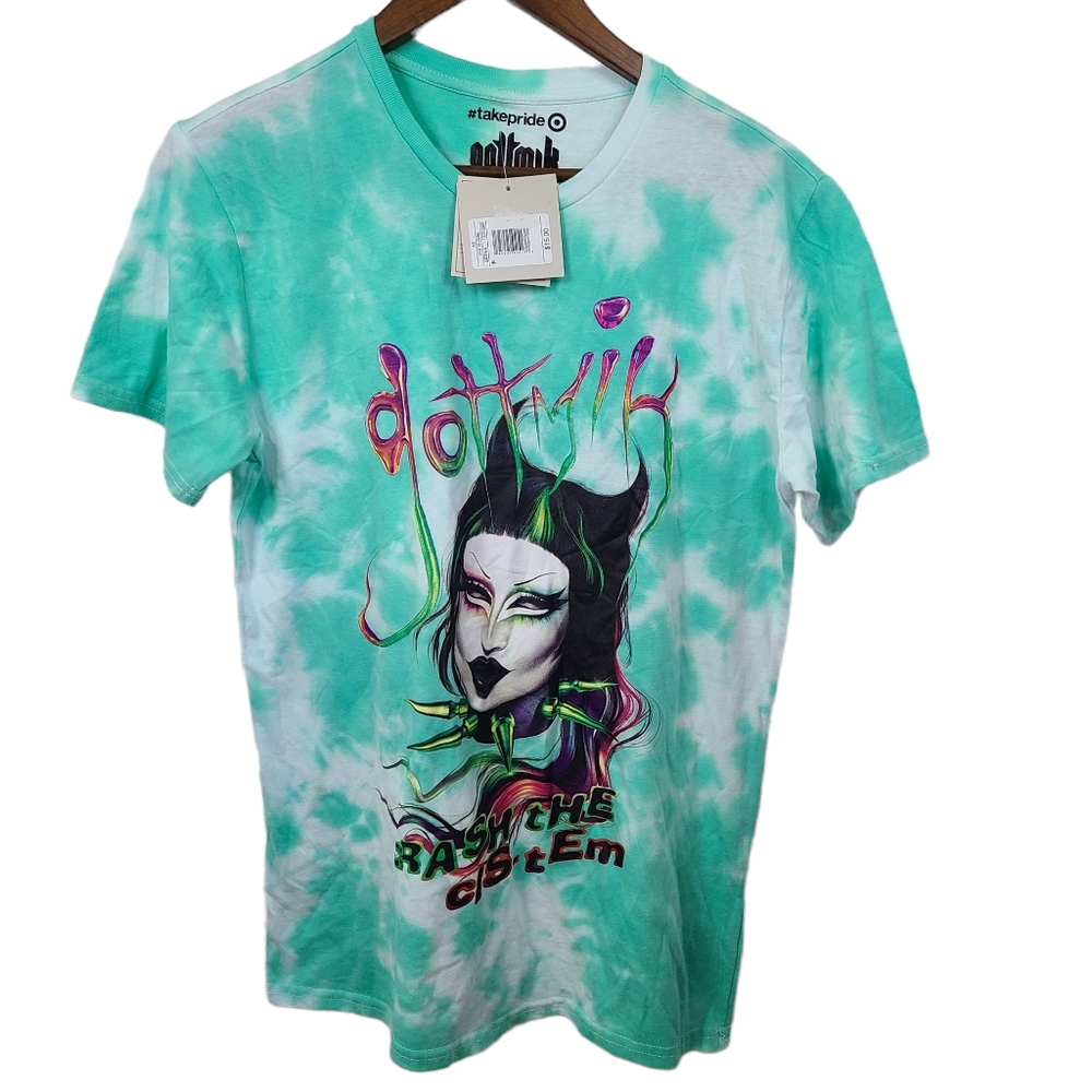 NWT Gottmik Take Pride Graphic Short Sleeve T Tie Dye